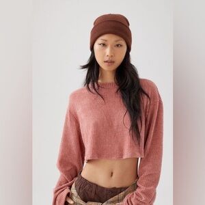Urban Renewal Remnants Cozy Drippy Sleeve Crew Neck Sweater